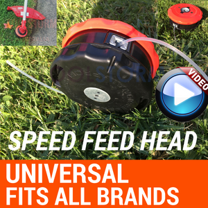 UNIVERSAL SPEED FEED LINE TRIMMER HEAD STRAIGHT SHAFT SUIT Husqvarna Kawasaki Echo Stihl Victa